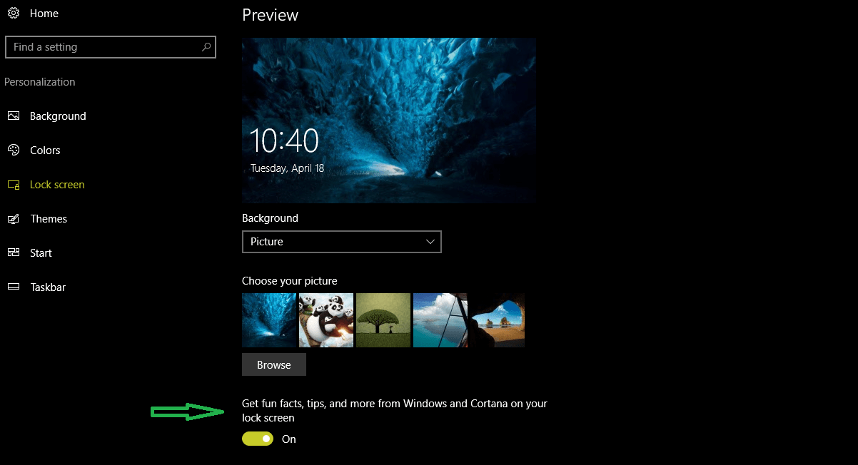 block ads windows 10