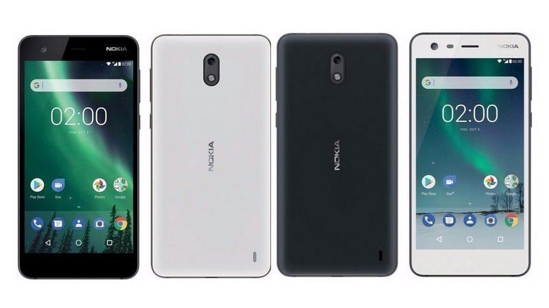 2018 Nokia 2 Nokia 3 Nokia 5