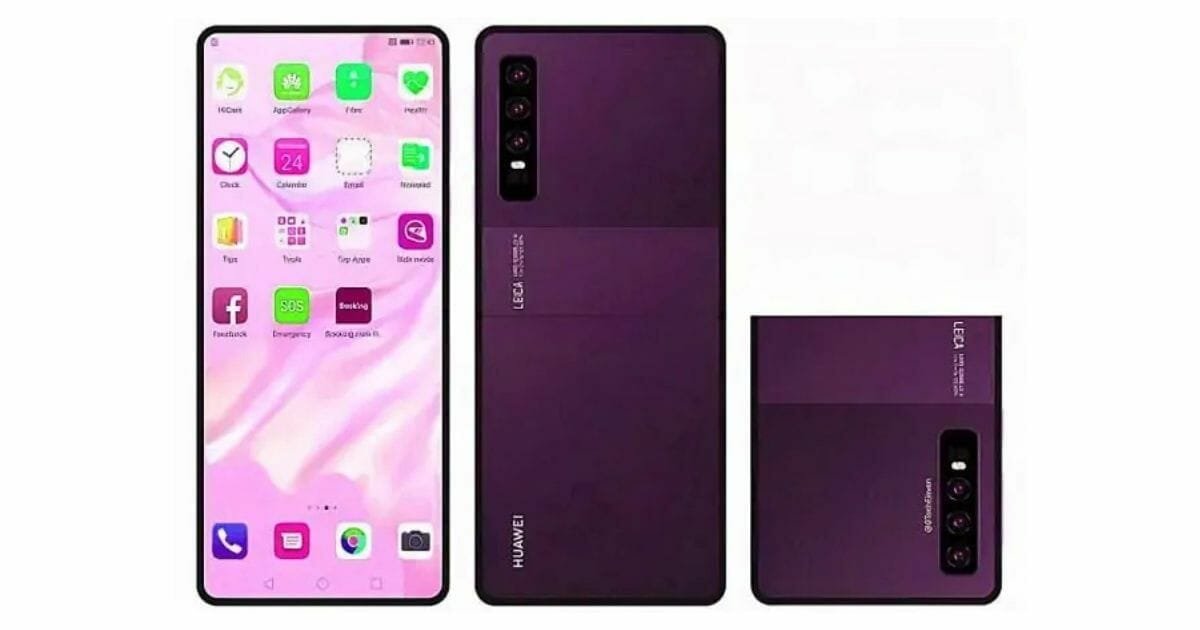 Huawei First Clamshell Foldable Smartphone